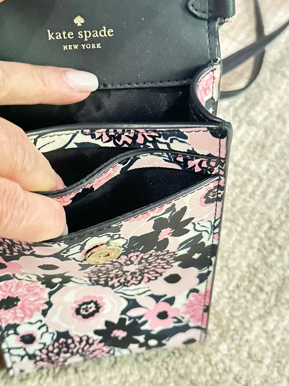Kate Spade Staci North South Flap Phone Crossbody